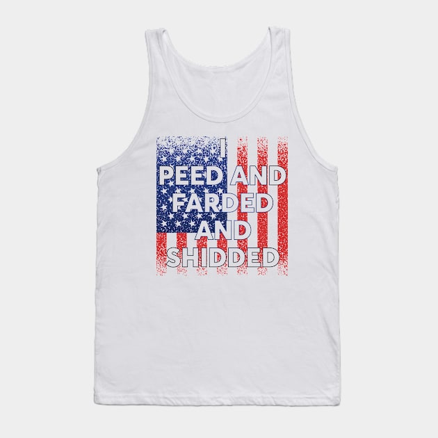 Peed Farded Shidded Meme Memes Dog Funny Election 202 Politics Tank Top by Mellowdellow